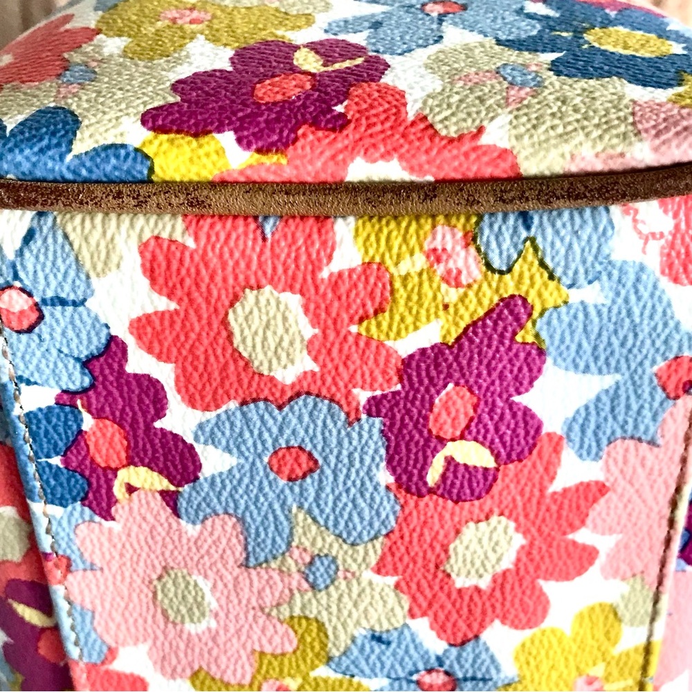 Coach Bennett Peyton Floral Mini Satchel Purse Bag Crossbody Multicolor Vintage - Picture 12 of 12